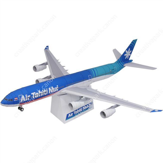 Самолёт Air Tahiti Nui AIRBUS A340-300 paper model