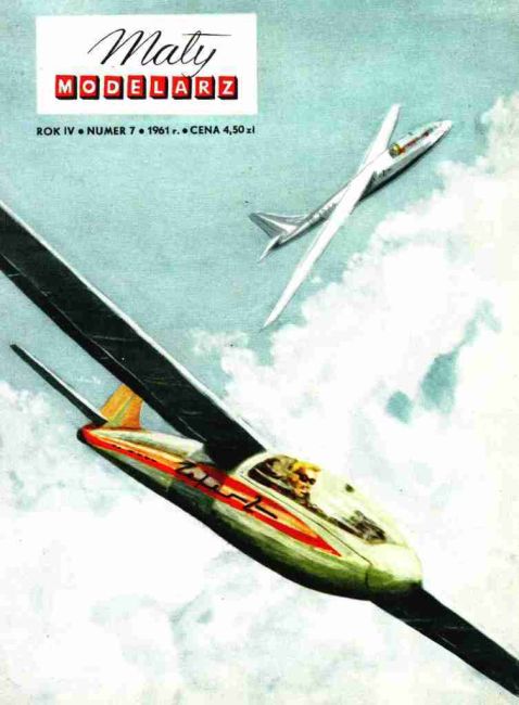 Maly Modelarz - 7/1961 - Планер SZD-19-Z Zefir magazine
