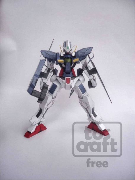 Робот GN-001 Gundam Exia (Gundam) paper model