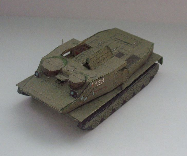 Бронетранспортер OT-62 paper model