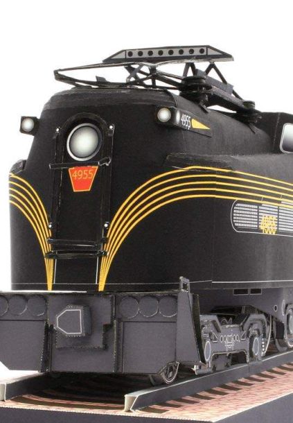 Электровоз GG1 paper model