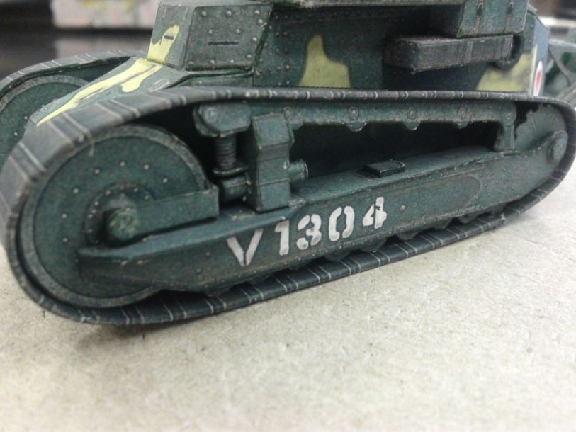 Макет танка - 012 - Танк Renault FT magazine