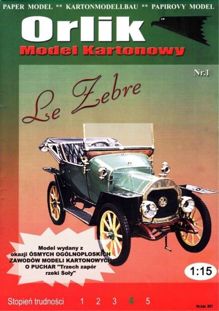 Orlik - 001 - Автомобиль Le Zebre magazine
