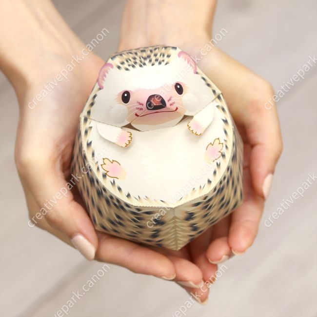 Ёжик paper model