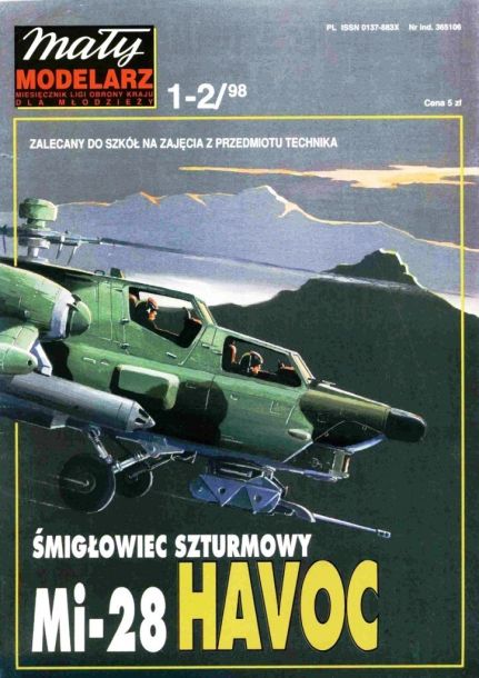 Maly Modelarz - 1-2/1998 - Вертолет Ми-28 magazine