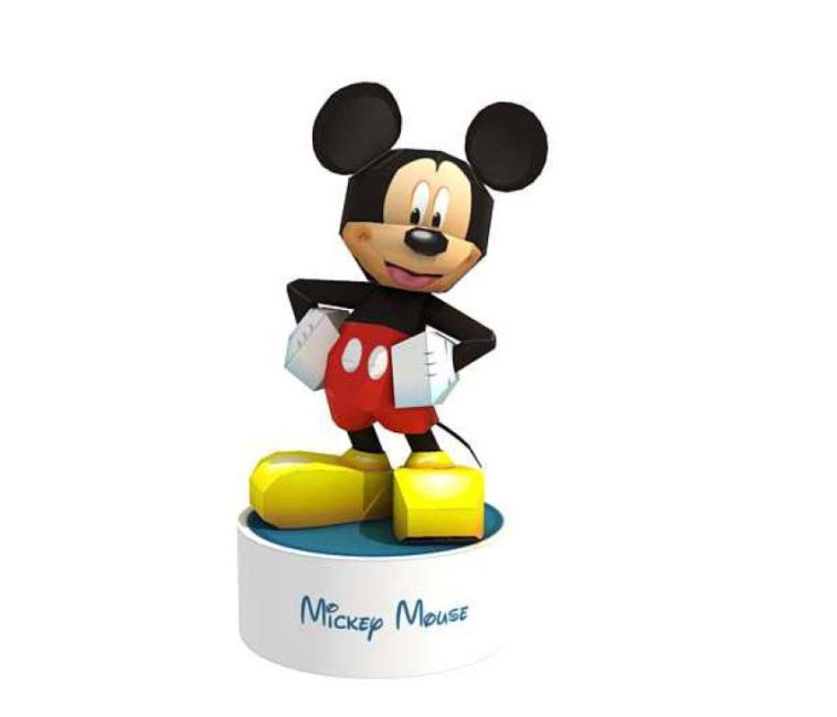 Микки Маус paper model