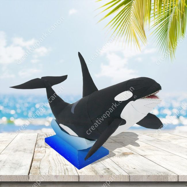 Косатка paper model