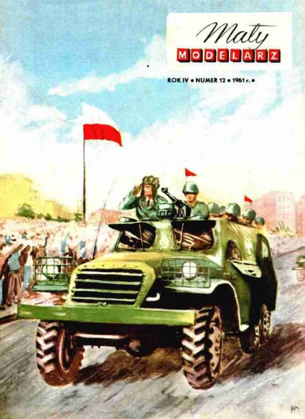 Maly Modelarz - 12/1961 - Бронетранспортер БТР-152 magazine