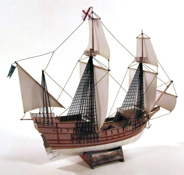 Галеон Сан-Сальвадор (1539) paper model