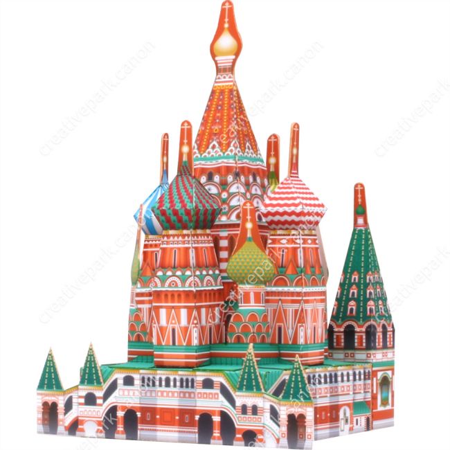Собор Василия Блаженного, Россия Мини-версия paper model