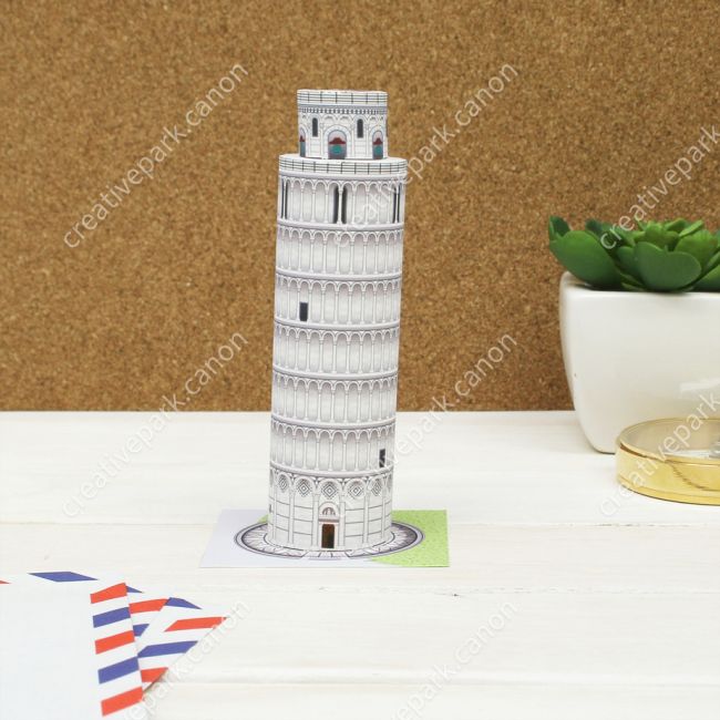 Пизанская башня, Италия Мини-версия paper model