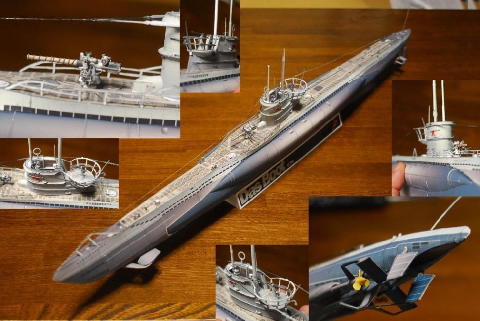 Подводная лодка U-96 (Подводная лодка) paper model