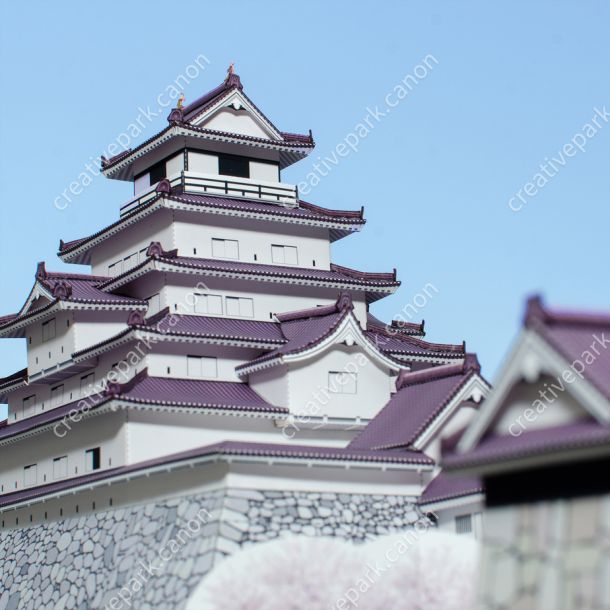 Замок AIZU Цуругадзё, Япония.