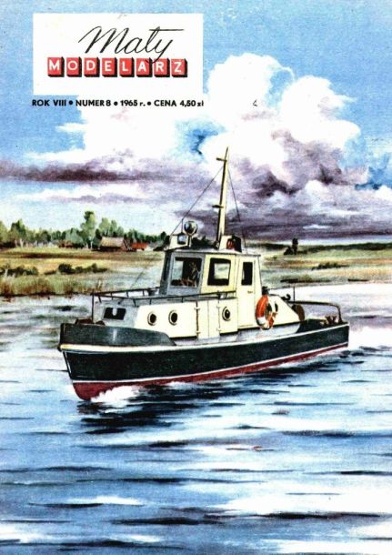 Maly Modelarz - 8/1965 - Речной буксир Flisak magazine