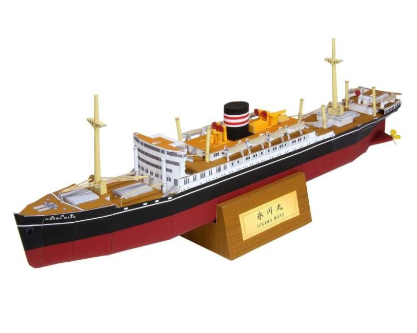 Лайнер Хикава Мару / Hikawa Maru paper model