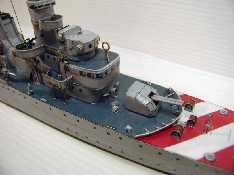 Крейсер Vittorio Alfieri paper model