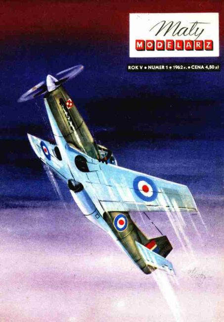 Maly Modelarz - 1/1962 - Истребитель P-51 Mustang magazine