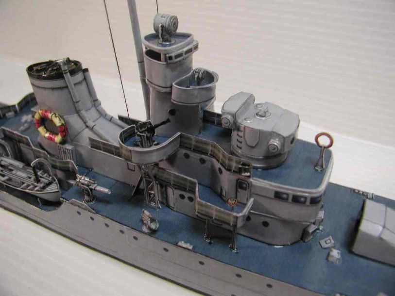 Крейсер Vittorio Alfieri paper model