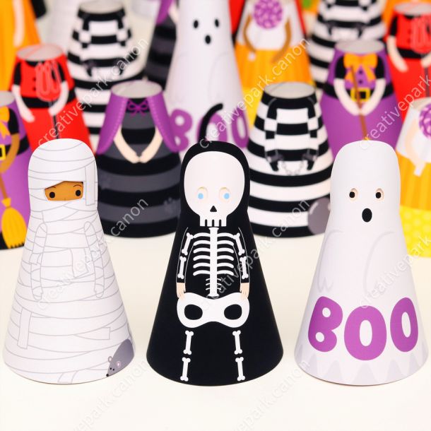 3D-куклы для Хэллоуина paper model