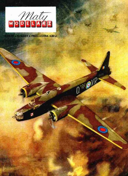Maly Modelarz - 9/1963 - Бомбардировщик Vickers Wellington Mk III magazine