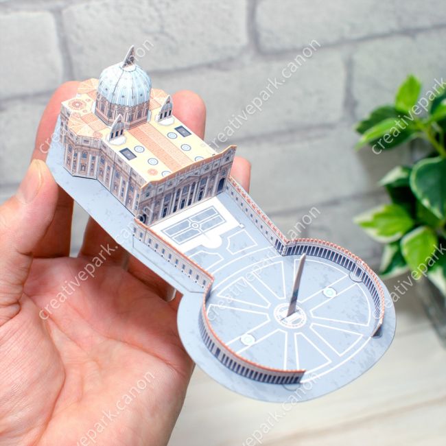 Базилика Святого Петра, Ватикан (мини-версия) paper model
