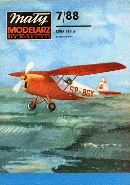 Maly Modelarz - 7/1988 - Учебно-тренировочный самолет RWD-10 magazine