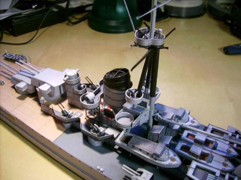 Крейсер Зара / Zara paper model