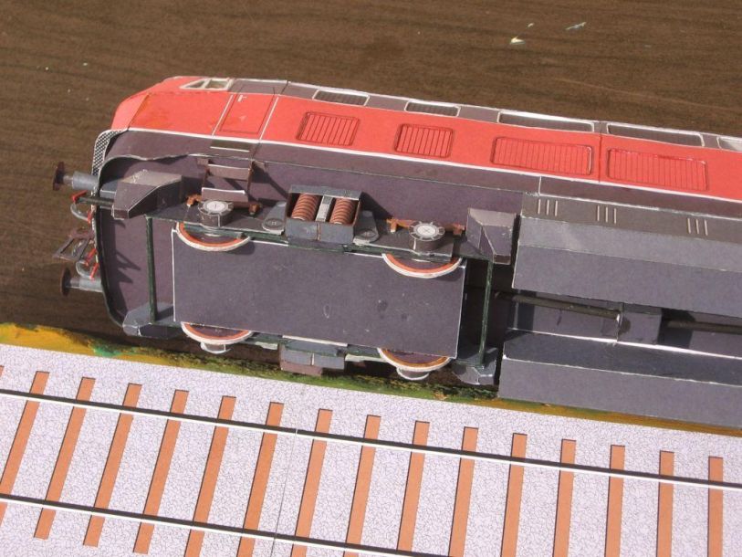 Тепловоз DB Class V 160 paper model