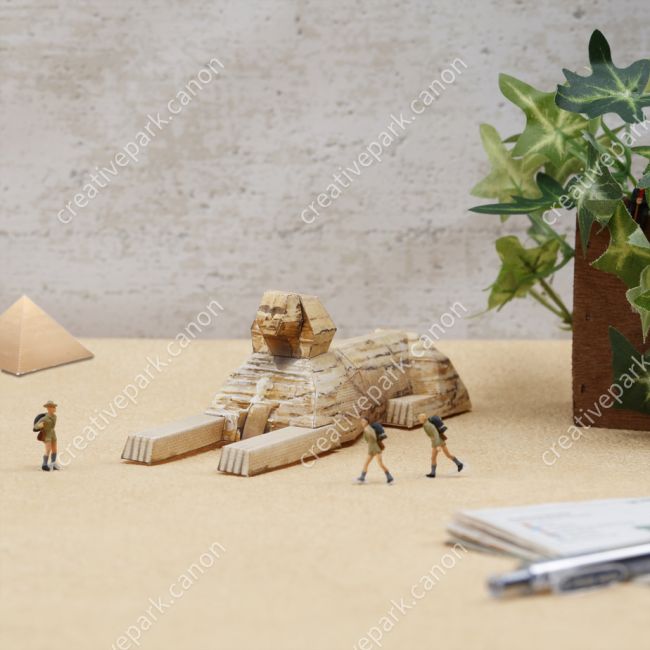 Сфинкс, Египет Мини-версия paper model