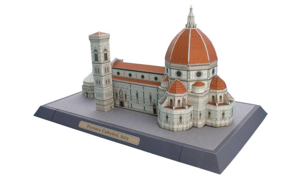 Собор Санта-Мария-дель-Фьоре, Италия paper model