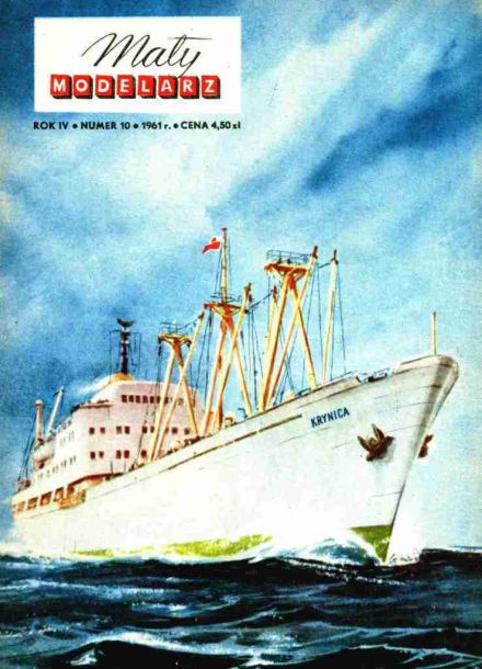 Maly Modelarz - 10/1961 - Сухогруз Крыница и буксир Титан magazine