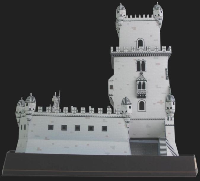 Башея Белен, Португалия paper model