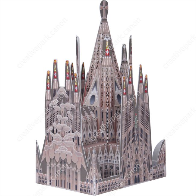 Саграда Фамилия, Испания Мини-версия paper model