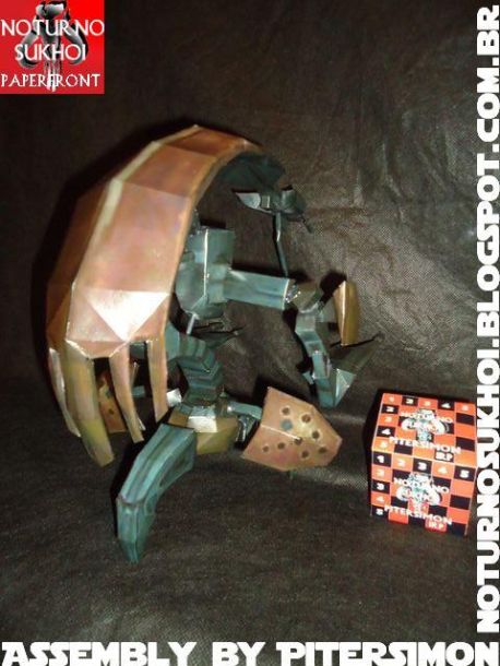 Дройдека (Звездные войны) paper model
