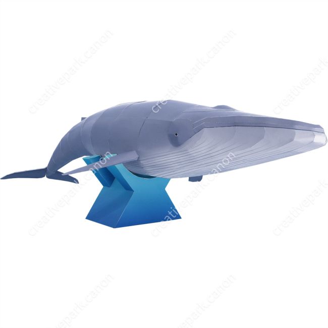 Синий кит paper model
