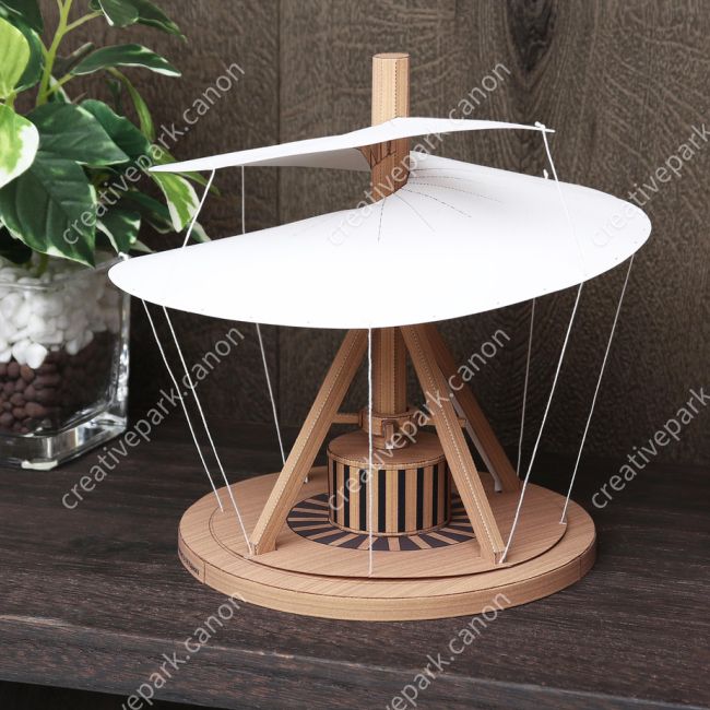 Вертолёт Leonardo da Vinci paper model
