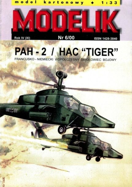 Modelik - 6/2000 - Ударный вертолет Eurocopter Tiger HAC magazine