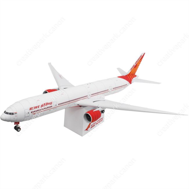 Самолёт Air India Boeing777-300ER paper model