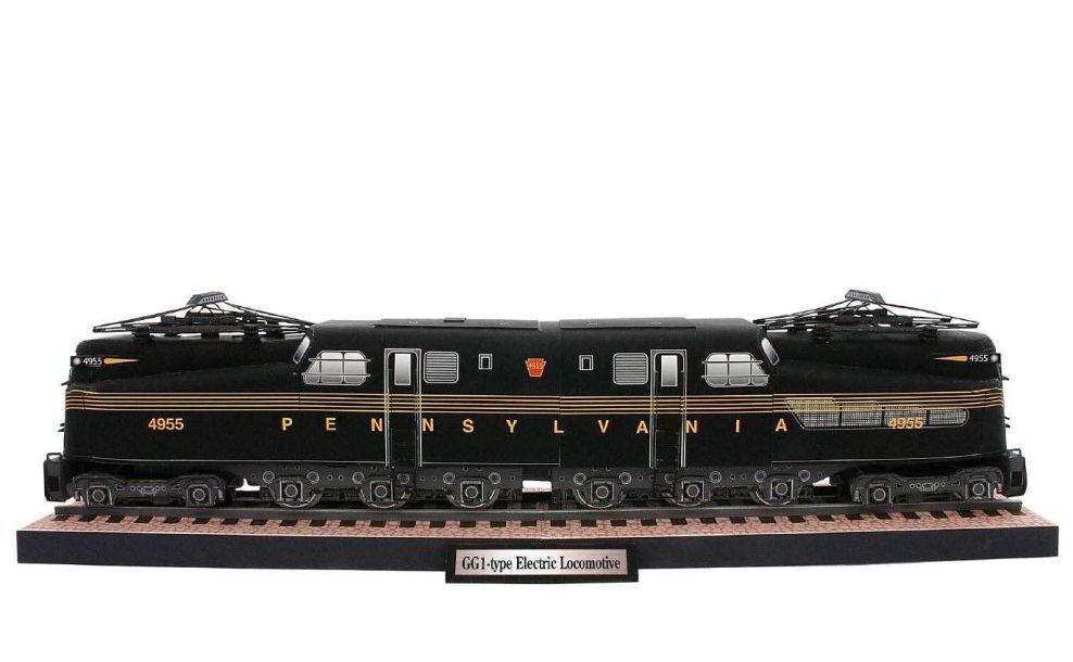 Электровоз GG1 paper model