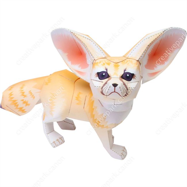 Фенек paper model