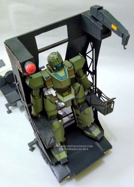 Тягач Type 99 Labor Carrier (Полиция будущего) paper model