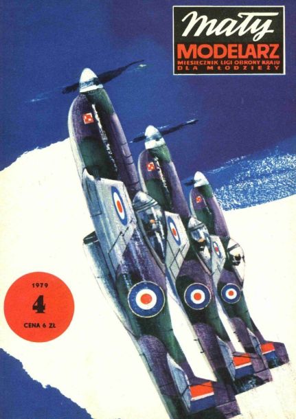 Maly Modelarz - 4/1979 - Истребитель North American P-51 Mustang magazine