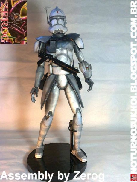 ЭРК-5555 Пятерня (Звездные войны) paper model