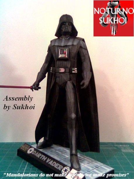 Дарт Вейдер (Звездные войны) paper model