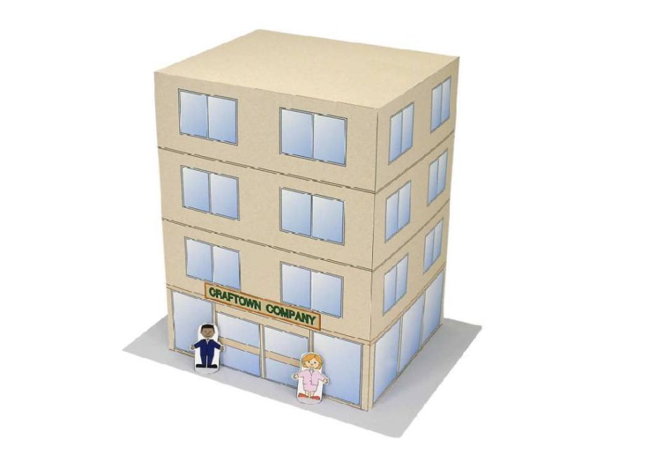Здание paper model
