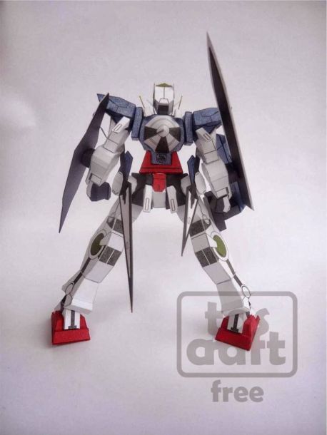 Робот GN-001 Gundam Exia (Gundam) paper model