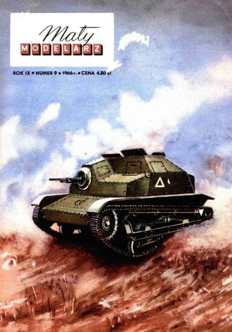 Maly Modelarz - 9/1966 - Безбашенный танк TKS magazine