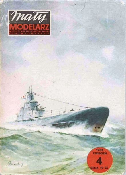 Maly Modelarz - 4/1983 - Подводная лодка К-21 magazine