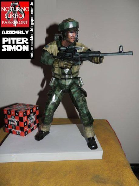Эндорская ударная команда (Звездные войны) paper model