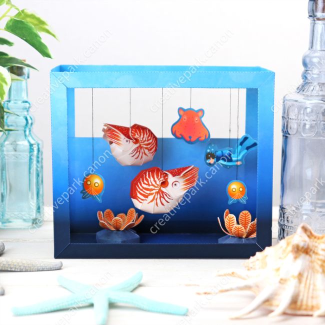 Наутилус paper model